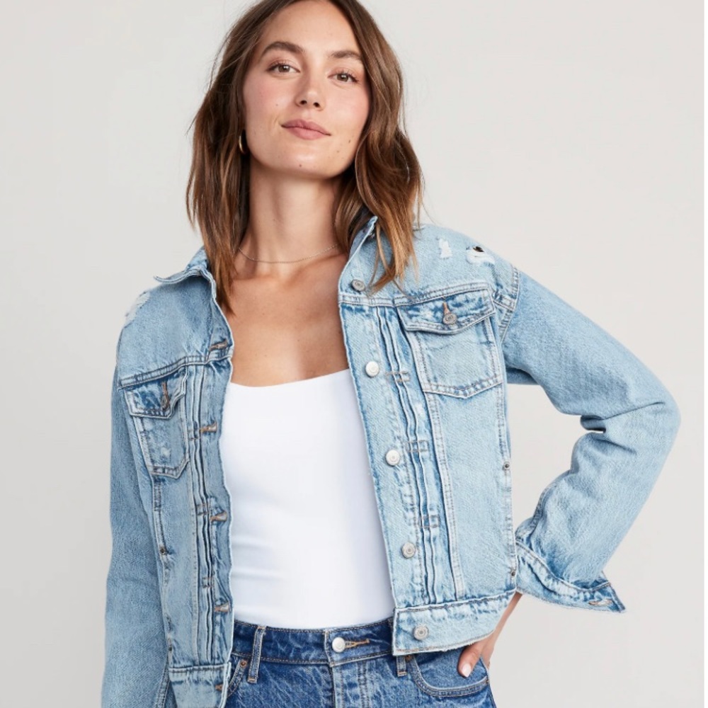 Classic Jean Jacket for Women Old Navy XL